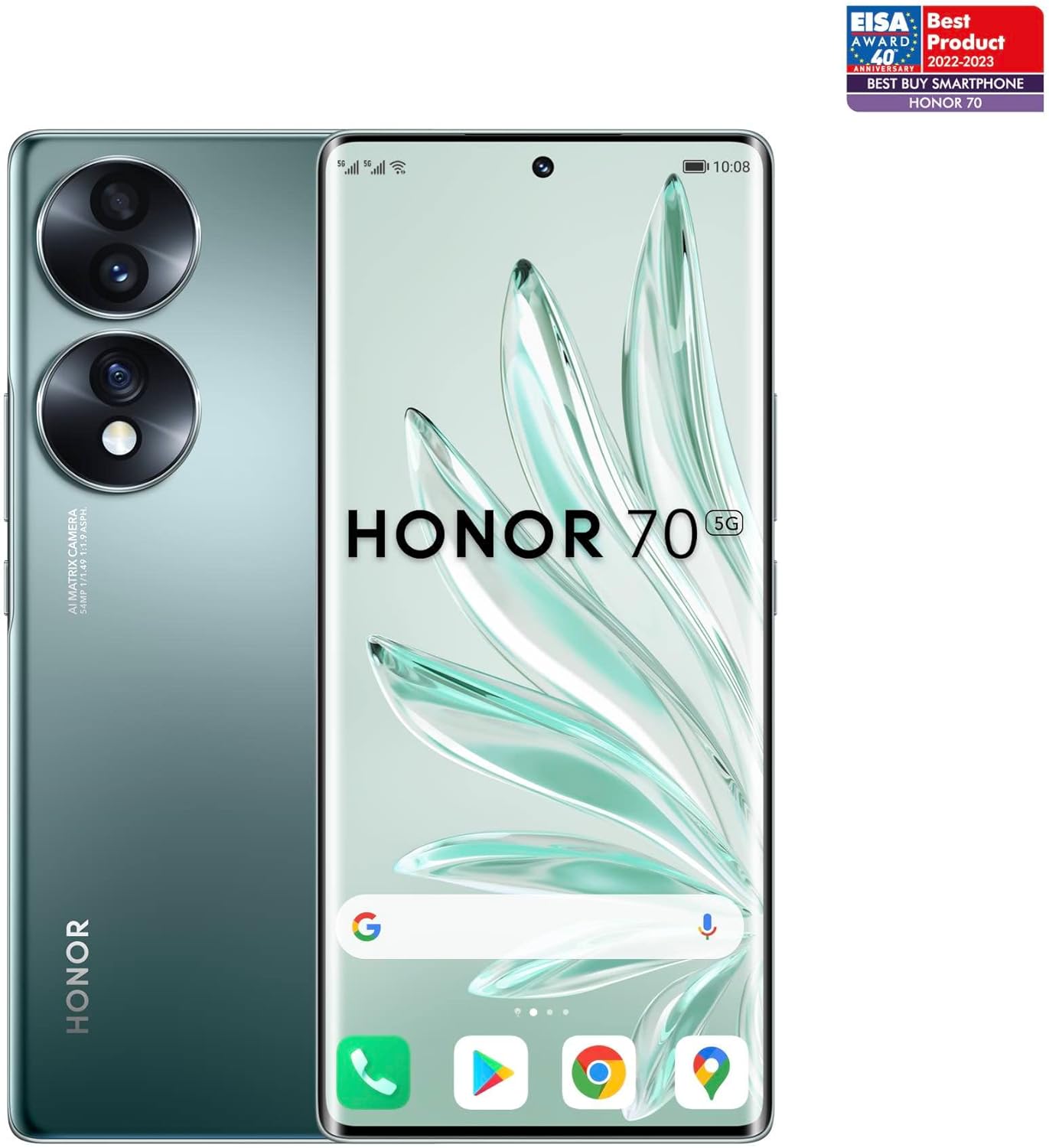 Honor 70 8+256GB 6.67" 5G Emerald Green